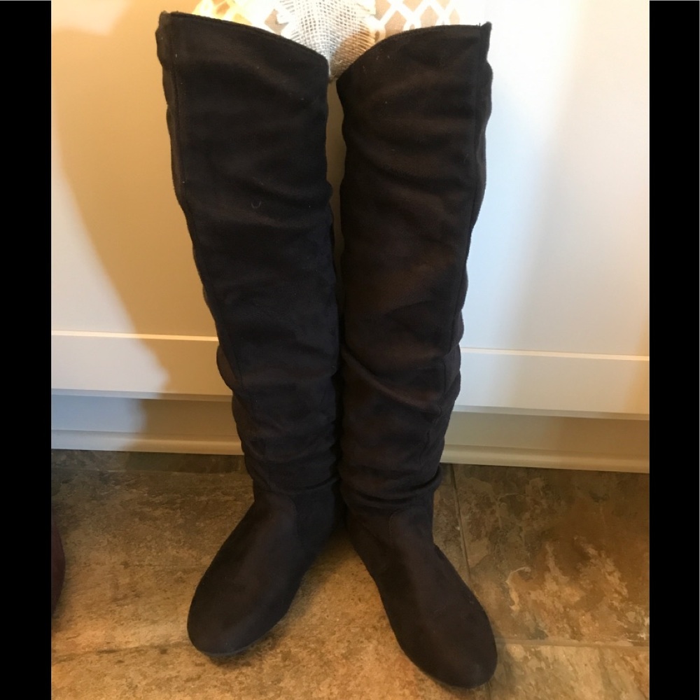 Olivia Miller over the knee slouchy boots